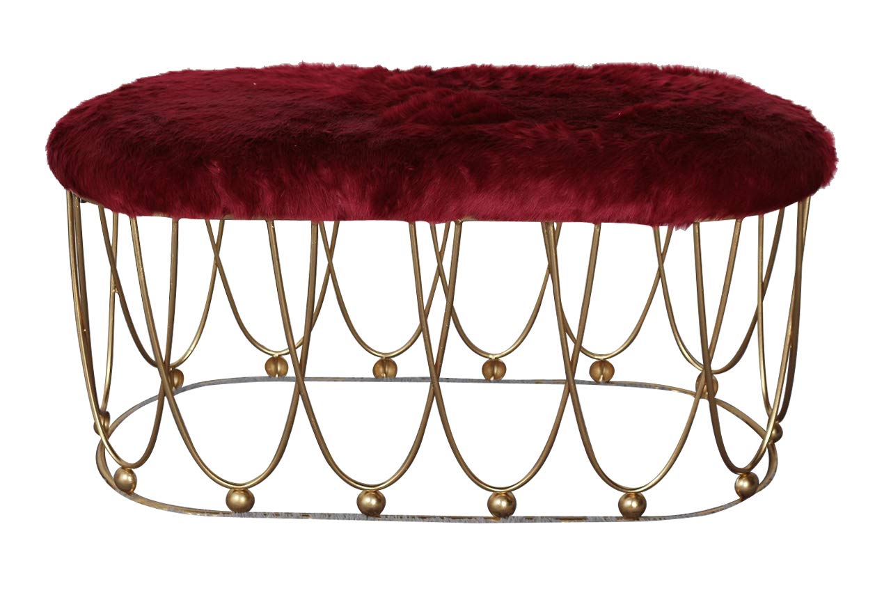 Mauro Ferretti SrlPANCA Amelie Bordeaux CM 91,5X40,5X46