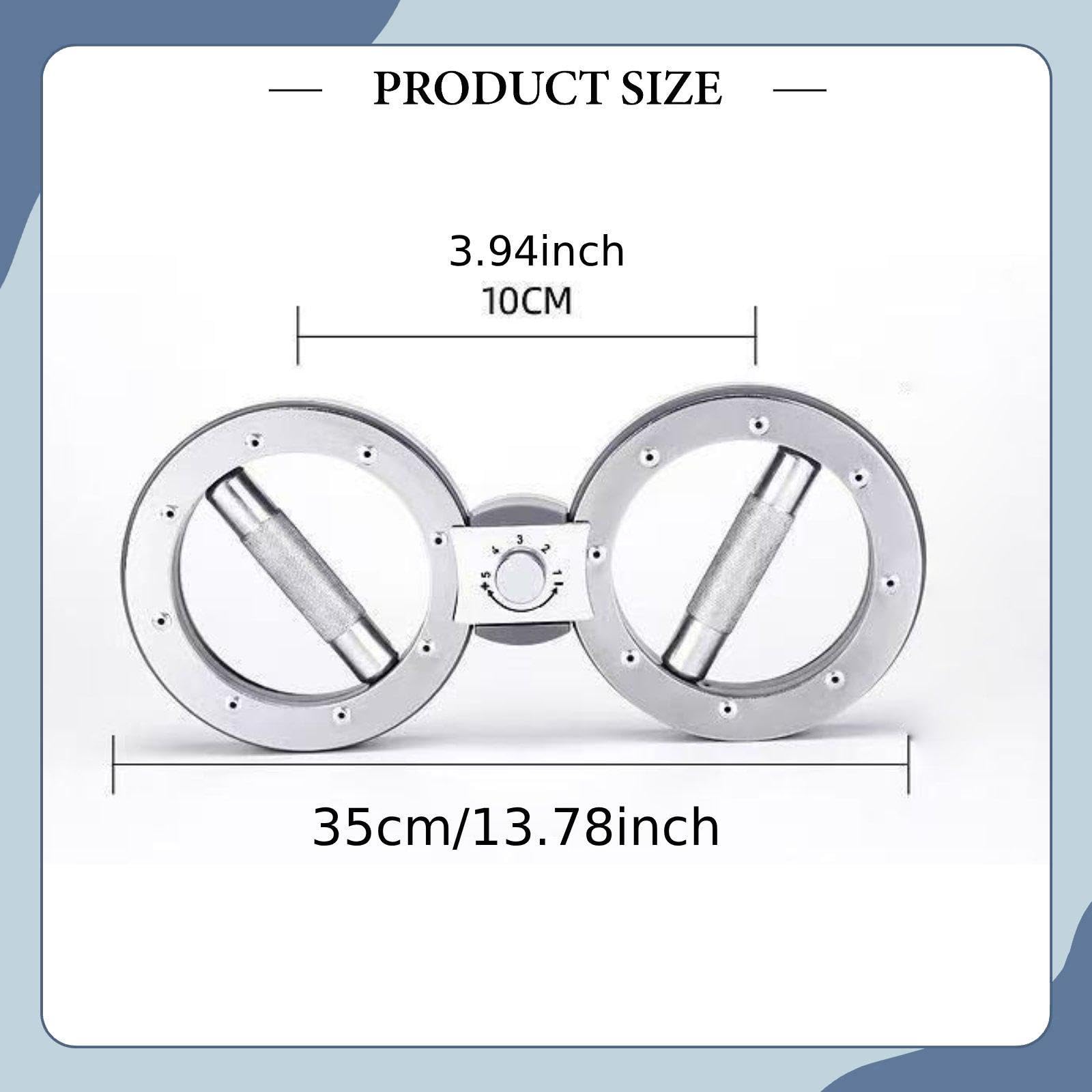 perfk Ejercitador Brazos y antebrazos con Resistencia Ajustable para Entrenamiento Muscular y fortalecimiento la Parte del Cuerpo, Ideal para