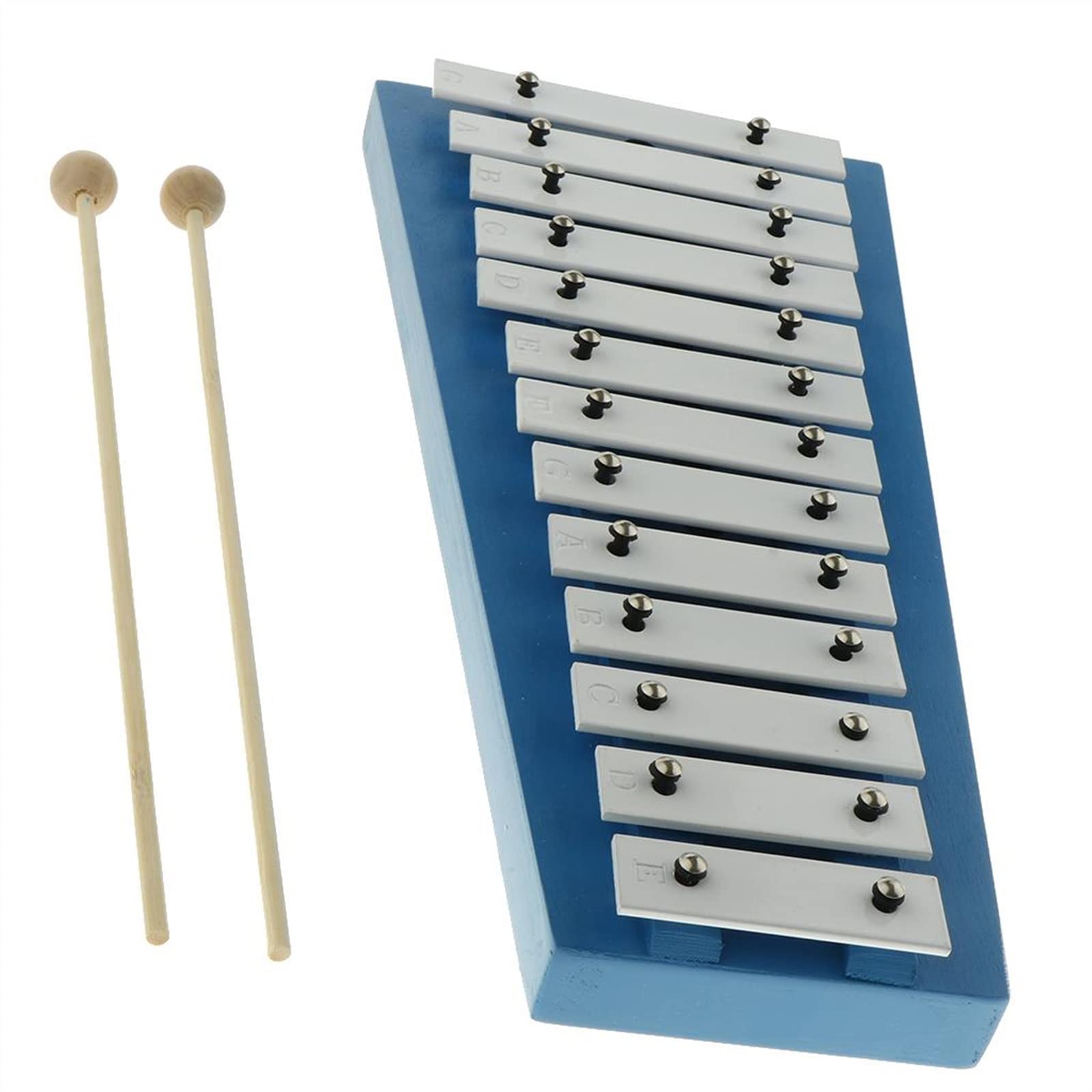 Percussão Musical Xilofono Piastra In Alluminio Piano 15 Note Xilofono Pianoforte A Percussione + 2 Martelli A Percussione Xilofoni