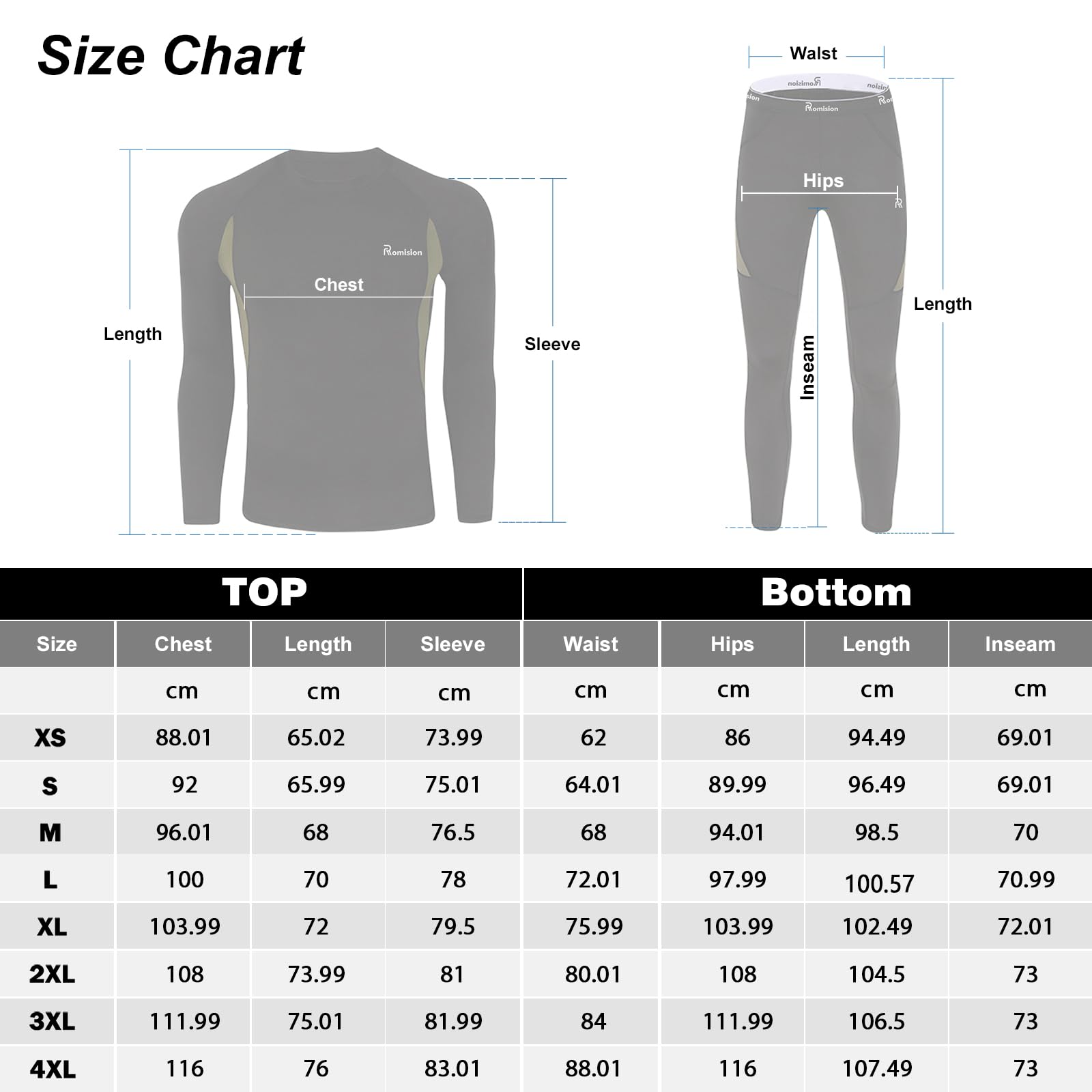 romision Ropa Interior térmica para Hombre, Ropa Interior Funcional, Forro Polar Interior, Ropa Interior de esquí, Conjunto de Ropa Interior térmica Suave