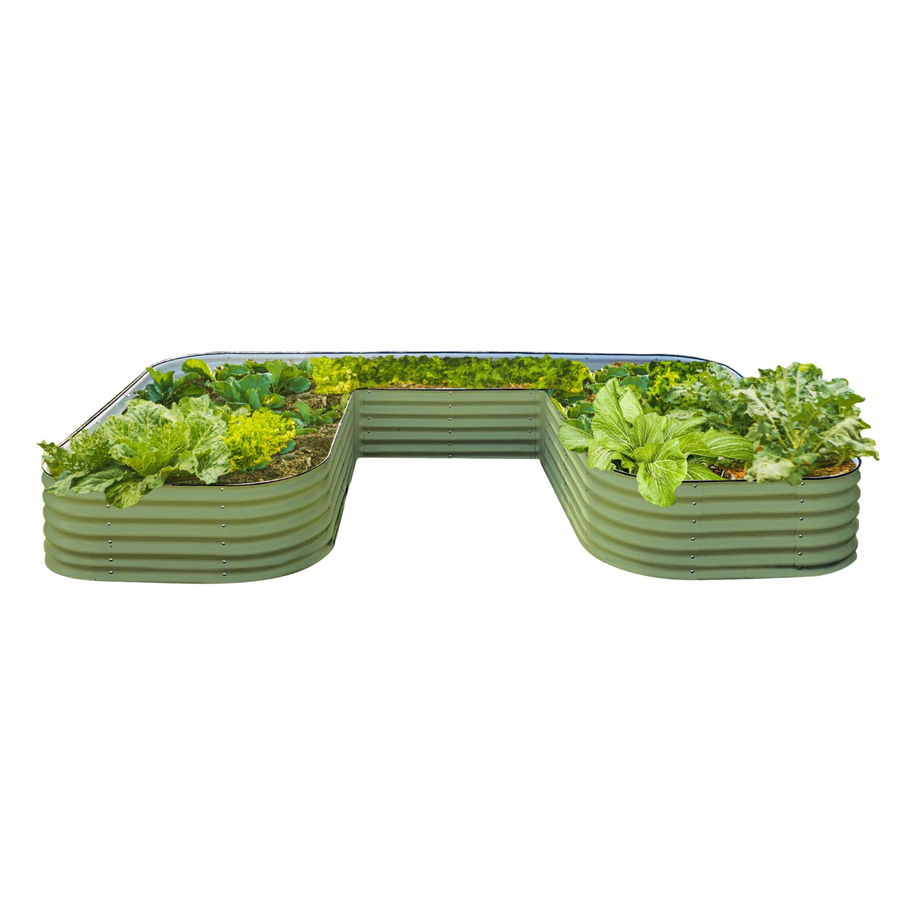 Vego Garden 17 Tall U-Shape Raised Garden Bed
