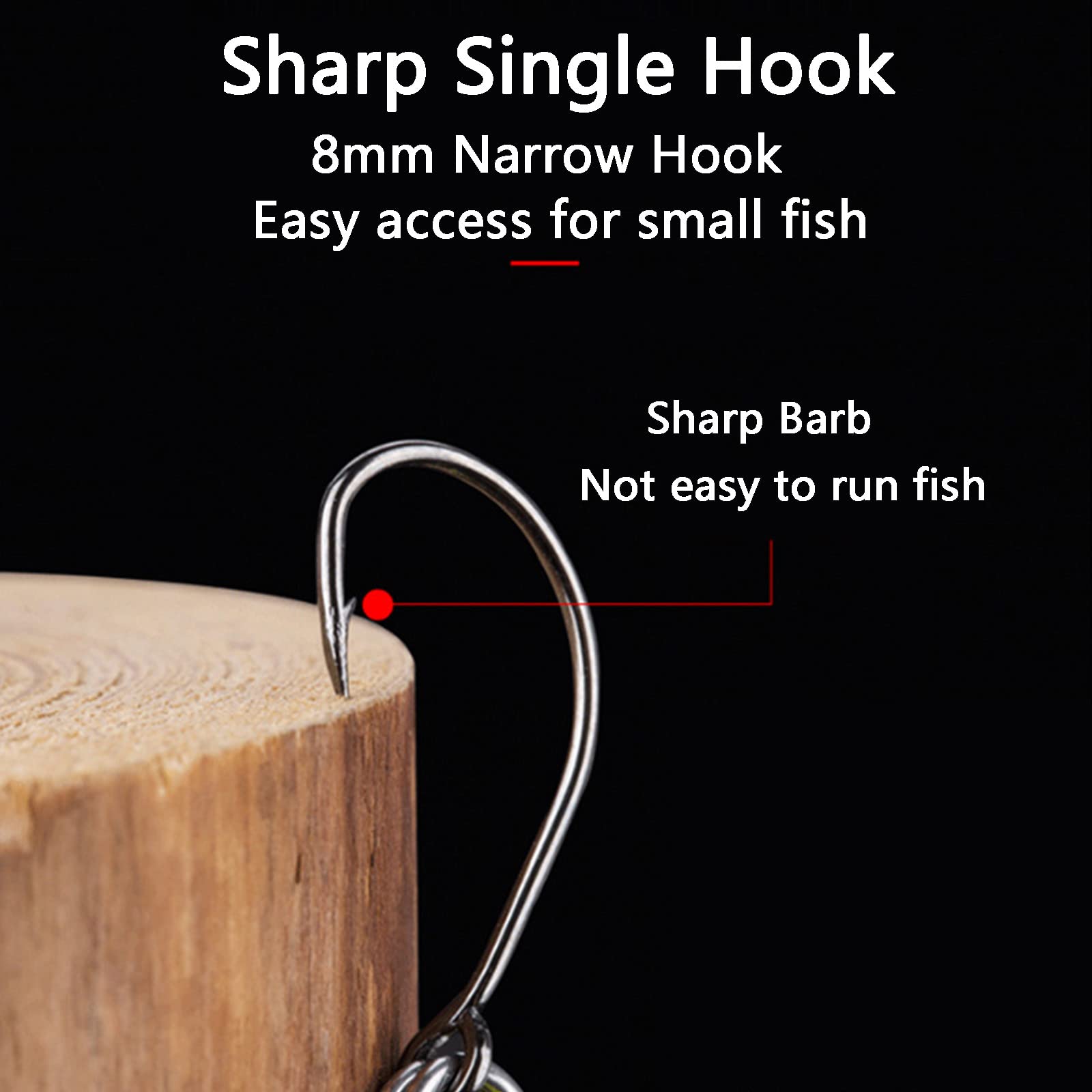 Zuasdvnk Lot De 5 Leurres Pour La Pêche En Mer Avec Plumes