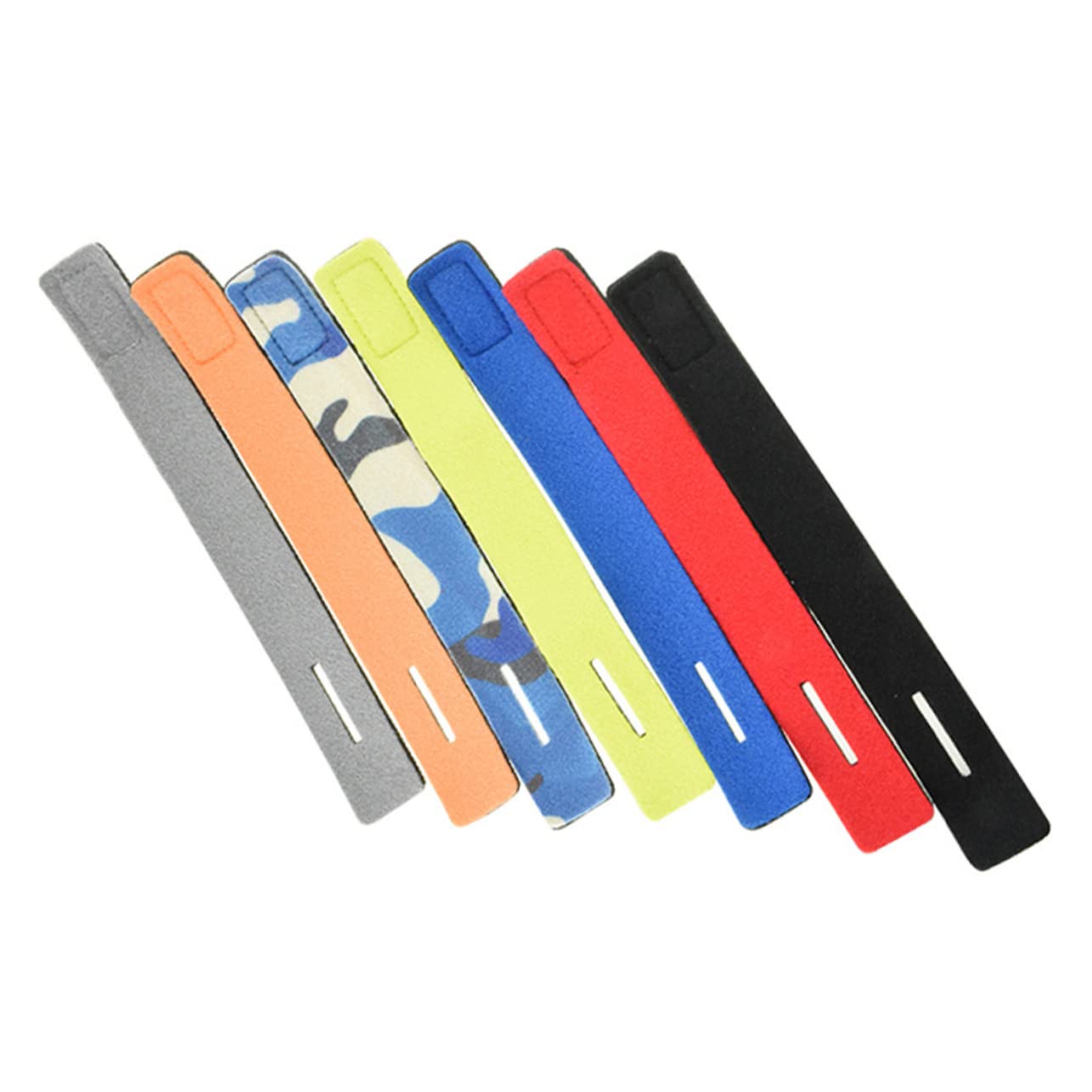 SUPVOX 6pcs Fishing Rod Straps Soft Elastic for Organizing Fishing Gear for Safe Transport Storage