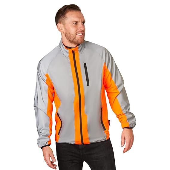 BTR Hi Vis Reflective Cycling & Running Jacket.