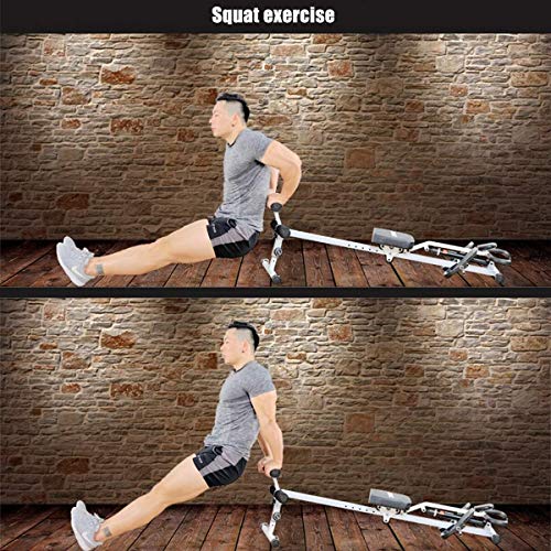 Image of Rowing Machine Adjustable Resistance with 10 Resistance Levels Folding Fitness Rower Slimming and Belly Fitness Equipment for Home Use