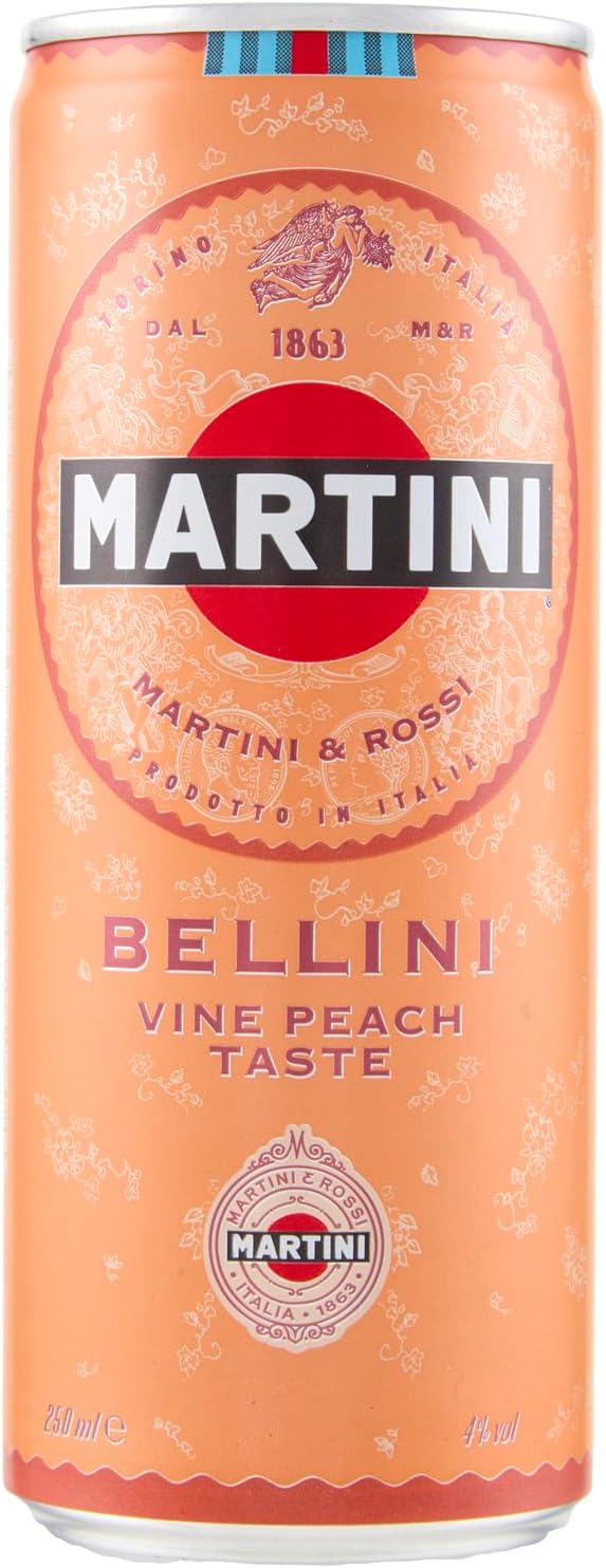 Martini Bellini Cocktail, ready to drink, 24 lattine × 25 cl