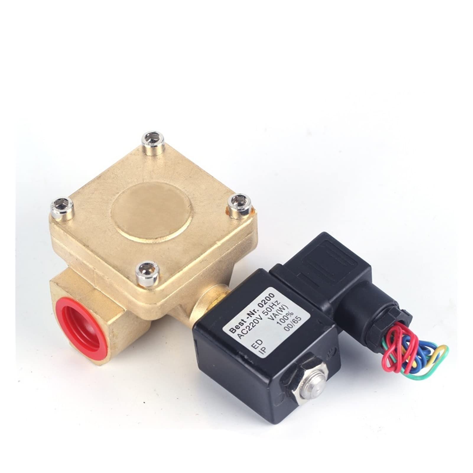 Youngran 1/4 "3/8" 1/2 "3/4" 1 "1-1/4" 1-1/2 "2" Alta presión 1.6MPA 0927 Normalmente válvula de solenoide solenoide de latón Normalmente válvula de solenoides piloto Leisurely
