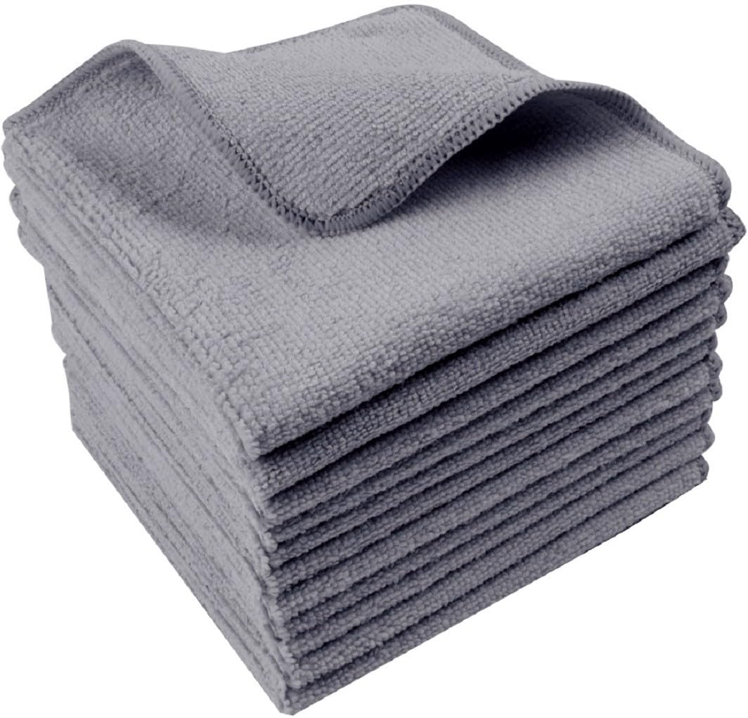 Microfiber Cloth Set for Car, Kitchen, Home Cleaning - Towels for Bike, Bath, Laptop, Face - Multi-Purpose Duster and Towel Pack of 10-image-27