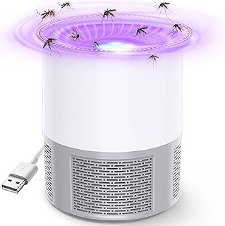 Bug Zapper, Mosquito Killer Lamp, Portable Zappers USB Rechargeable Mosquito Killer Electric Lamp, Indoor Outdoor Use Bug ...