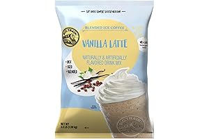 Big Train Vanilla Bean Latte Blended Ice Coffee Beverage Mix
