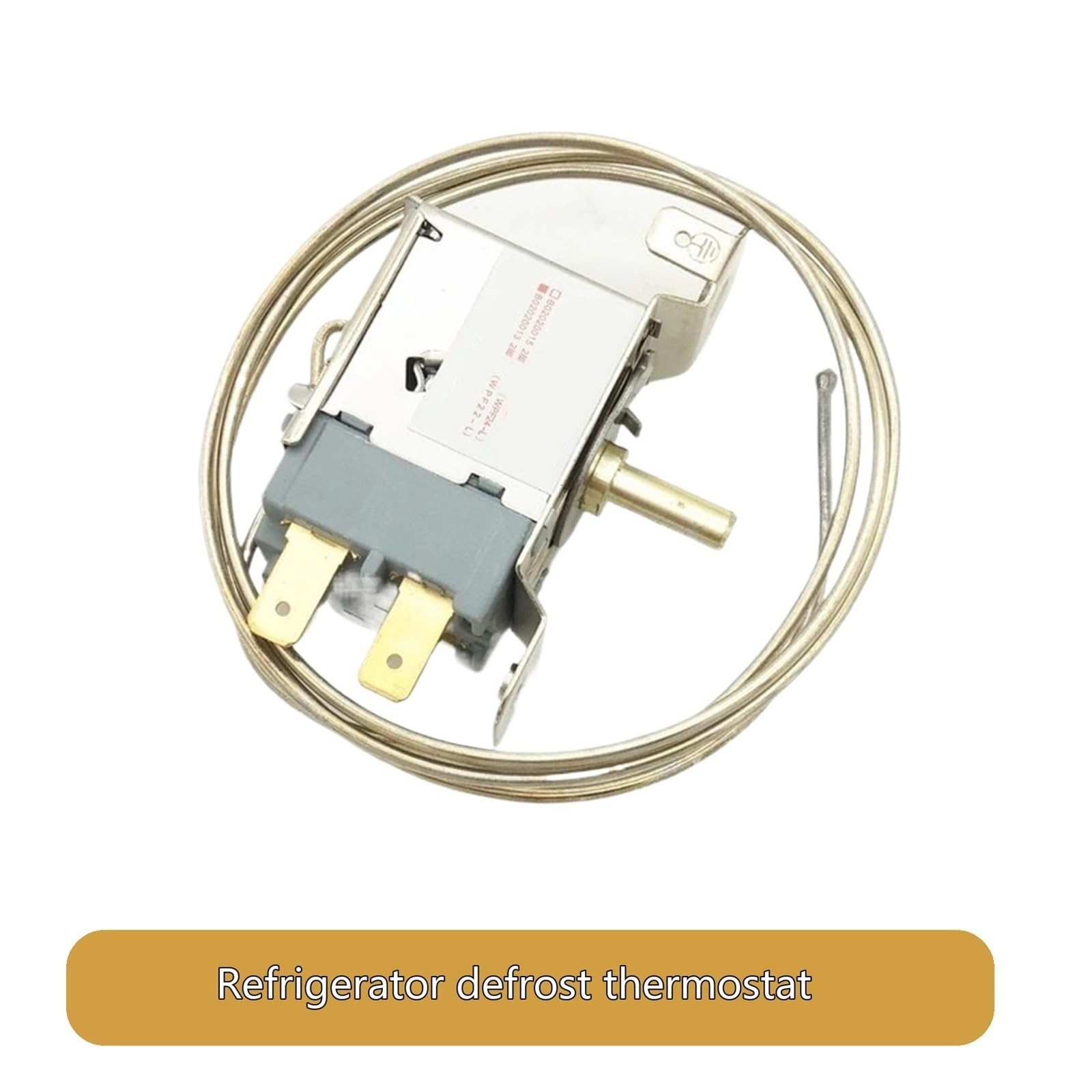 Termostato De Descongelación for Refrigerador, Compatible Con Sol, Interruptor De Termostato for Refrigeradores, Calentador De Descongelación De Refrigerador WPF22 De 2 Pines Para