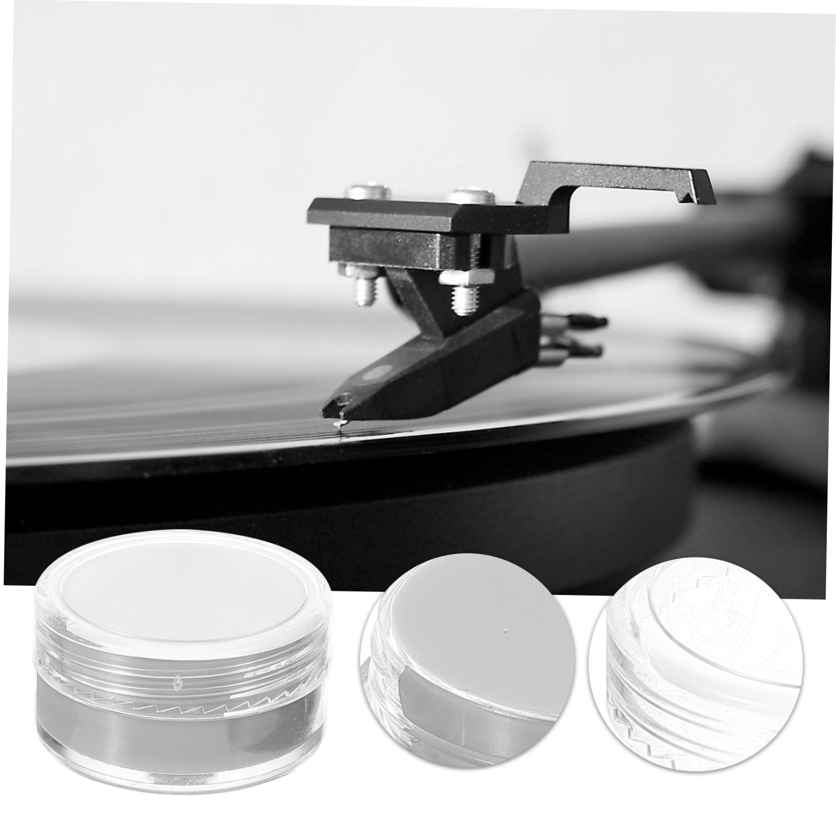Toyvian 5pezzi Cleaner Per Puntina Del Giradischi Gel Pulente Antistatico Per Aghi Rimuove Polvere e Detriti Per Suono Ottimale e Longevità Dei Dischi Accessorio Audio Compatibile Con