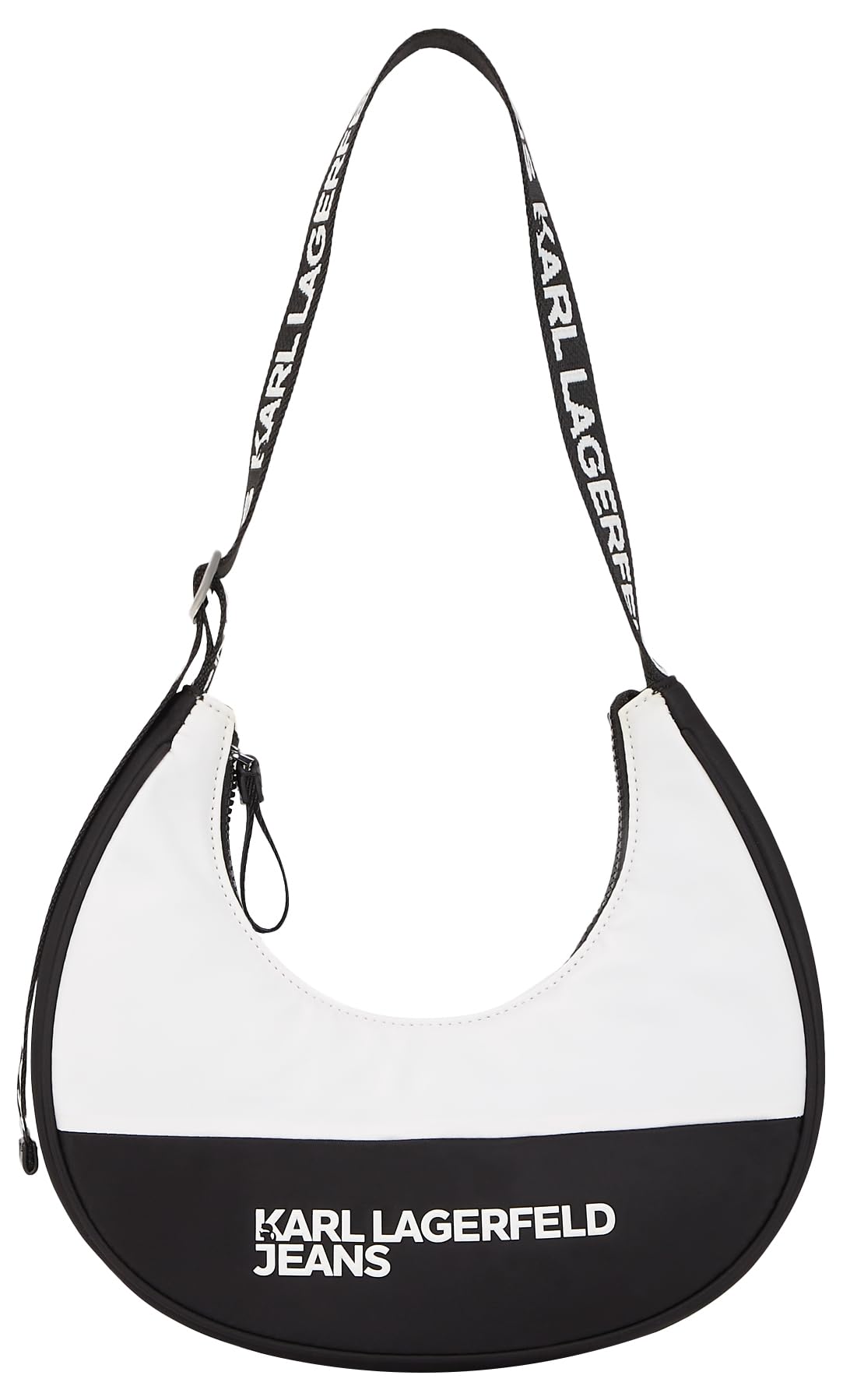 KARL LAGERFELD JEANS, Women's, Essential Nylon Moon Bag, Multicolor, One size