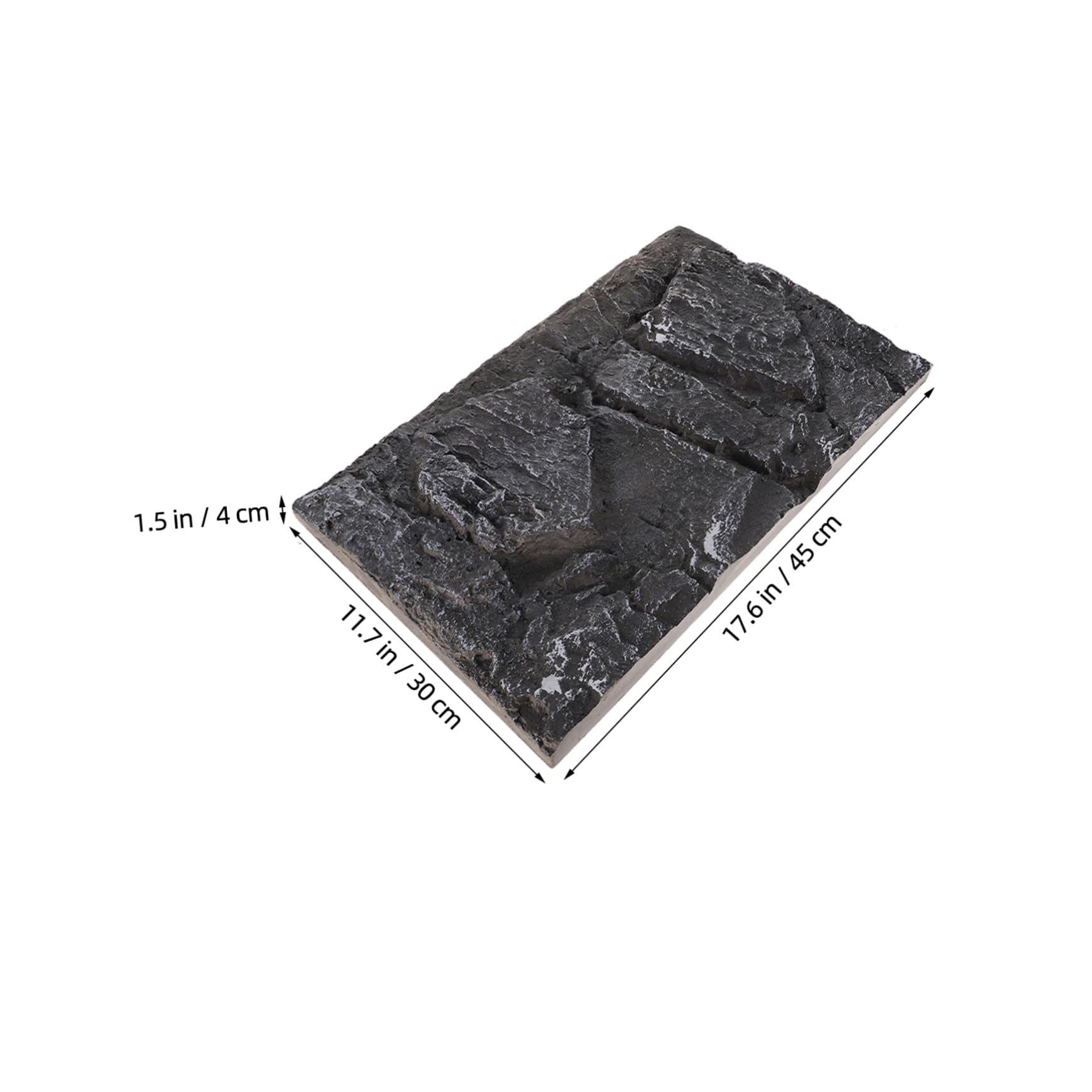 Abaodam Reptile Tank Background Board Rock Landscape Decoration for Fish Tank Turtle Habitat Lightweight and Realistic Design for Lizard Snake and Amphibian Enclosures