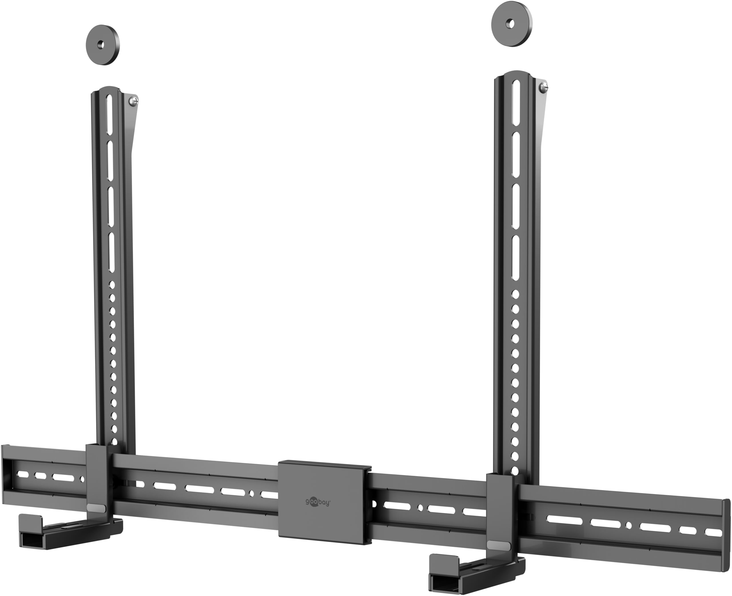 goobay Universal Soundbar Bracket Depth 86-155 mm Up to 15 kg VESA Compatible - 70828