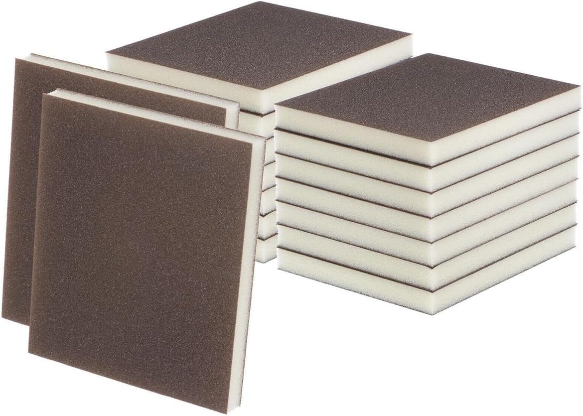 Toolparts And Accessories 16pcs Fine Sanding Sponge Blocks 400-500 Grit Foam Sanding Block 120x100x12mm (#CN#130824-05856)