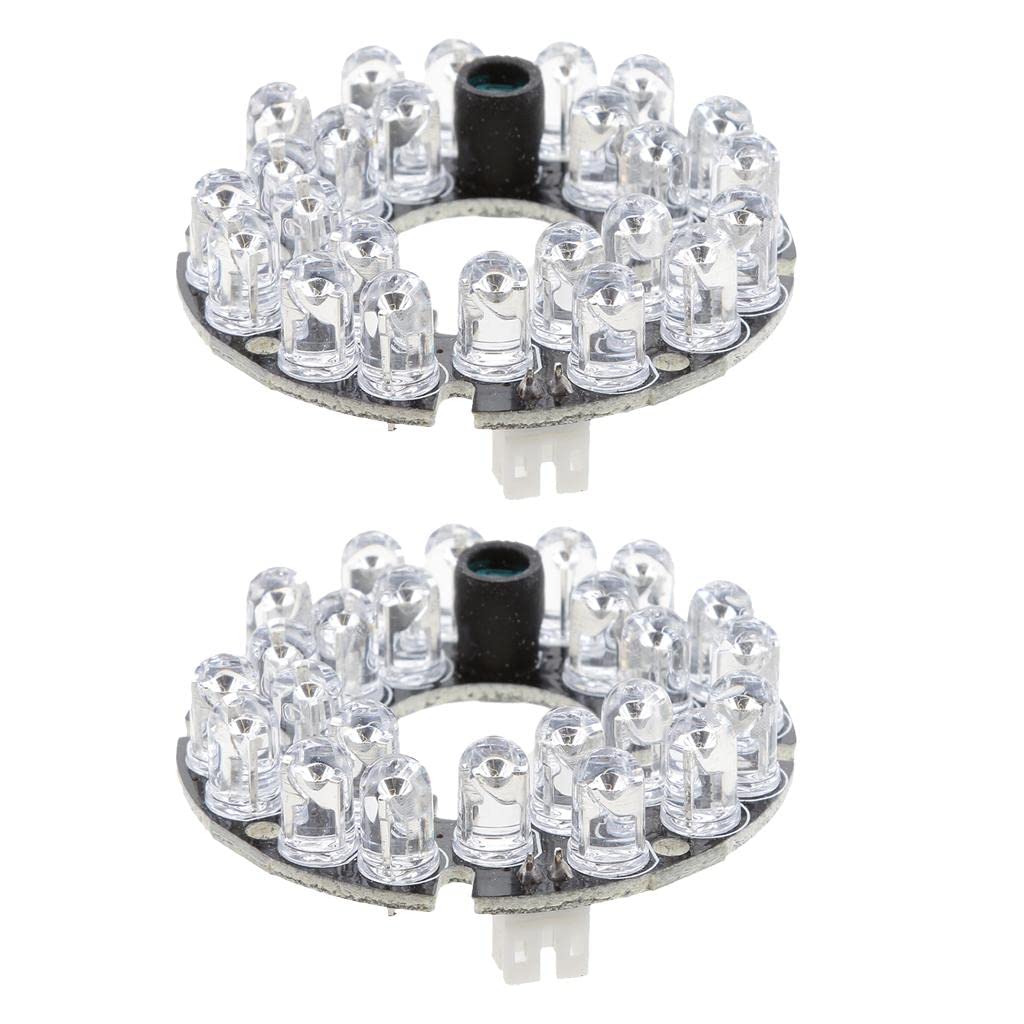 2 Packs 24 IR LED 850nm Board Module for Camera Surveillance System-image-36