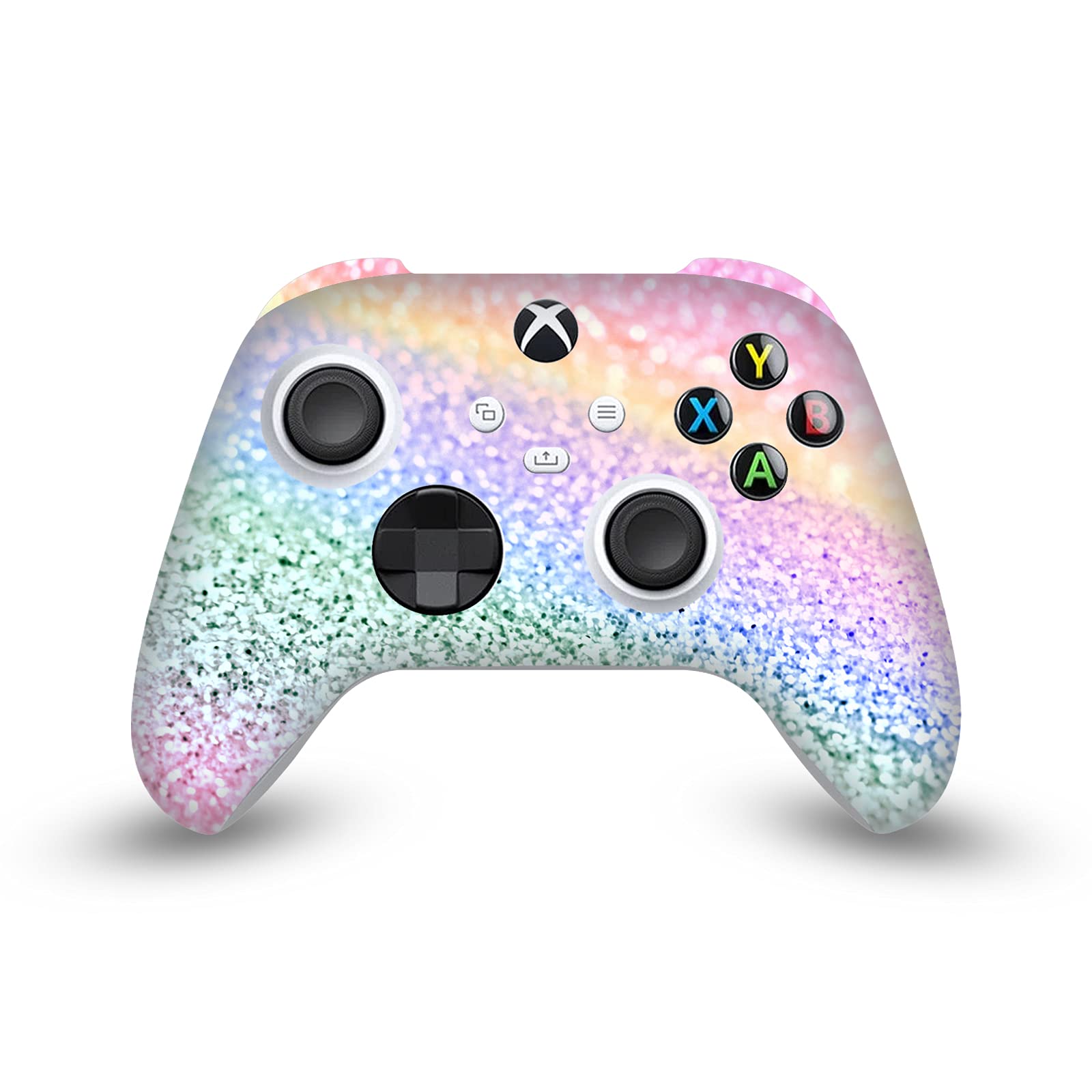 Head Case Designs Sous Licence Officielle Monika Strigel Licorne arc-en-ciel Mix Art Enveloppement De Console De Jeu Et Skins Pour Manette De Jeu Ensemble compatible avec Xbox Series X