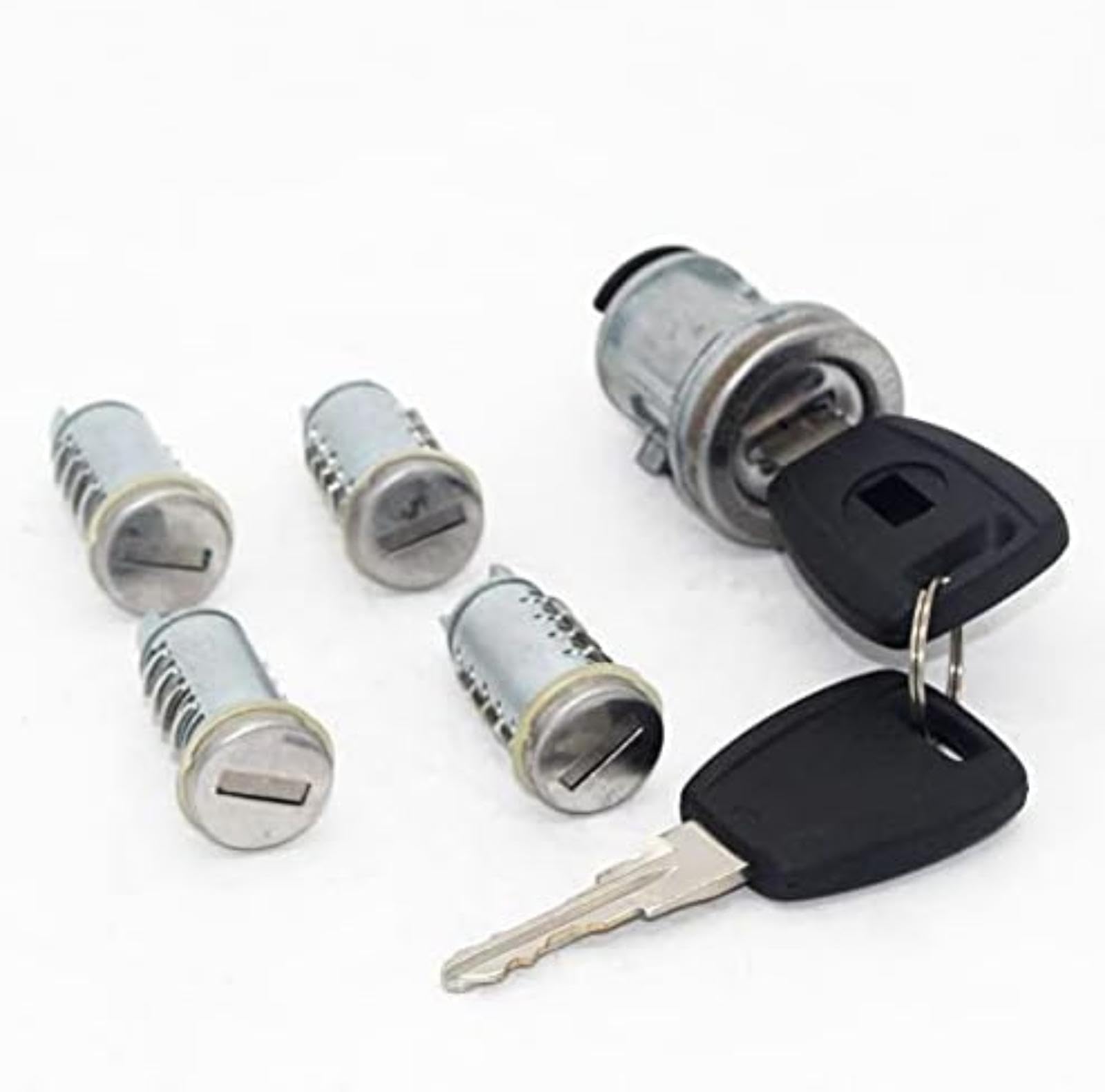 5 sztuk kompletny zestaw zamek bagażnika z GT15R, do cylindra z kluczami ostrzowymi, do fiata, dla Punto, do Pandy, dla Stilo 2001-2010 3040Z-10 zespół zamka drzwi