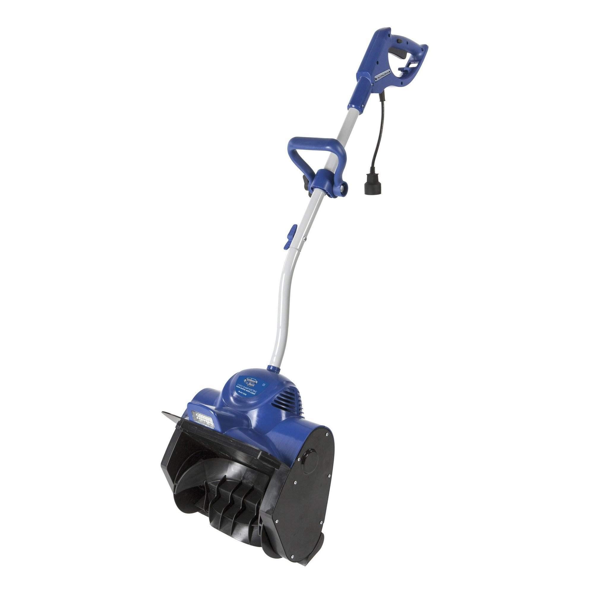 Snow Joe 324E Electric Snow Shovel w/Headlights, 11-Inch, 10 Amp w/Lights, Blue
