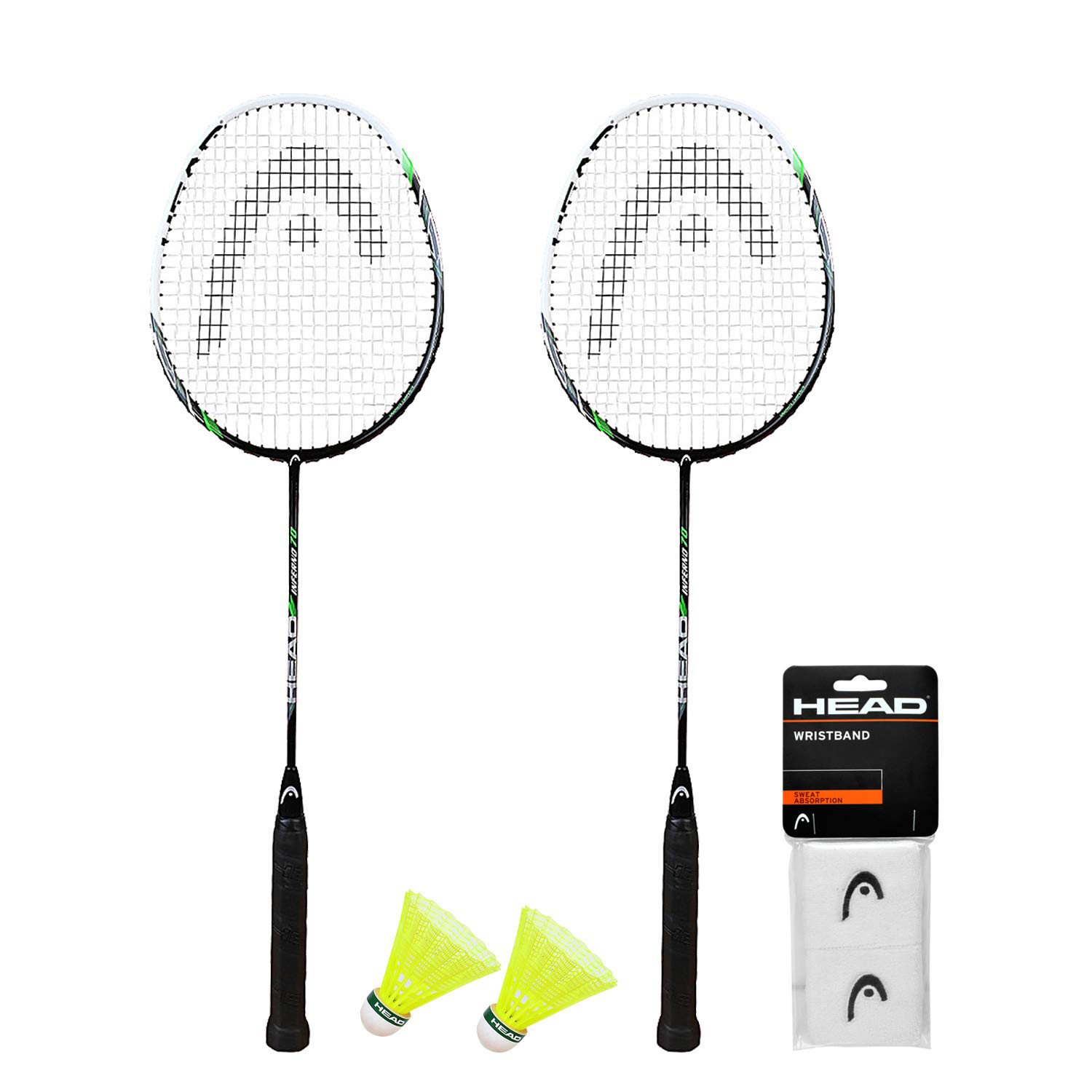 Head Inferno 70 Graphite Composite Badminton Racquet (Strung) (Set of 2