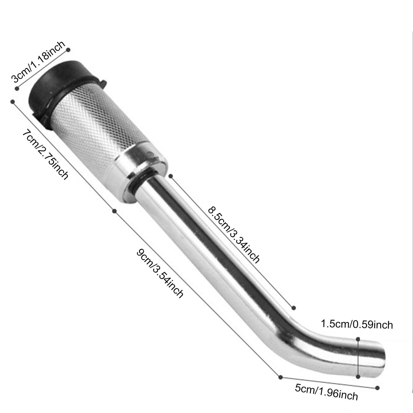Zaczep przyczepy, Hak Holowniczy Sworzeń Zaczepu Blokady Zamki Zdejmowany Uchwyt Kulowy Przyczepy 5/8 "prosty Zaczep Sworznia Blokady 16 Mm Części Do Przyczep