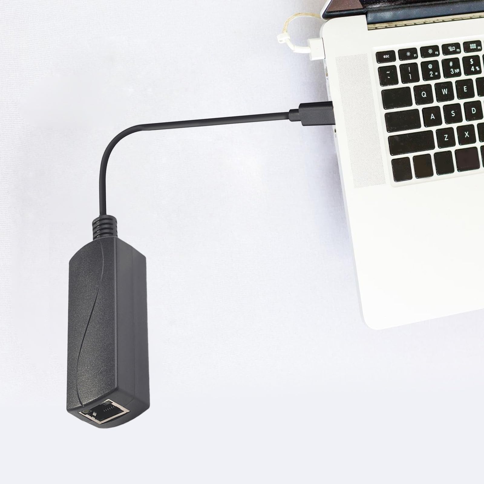 Adattatore Gigabit Power Over Ethernet a tipo C, 10/100/1000 Mbit/s, a banda larga, convertitore di ricarica per smartphone, tablet, Power over Ethernet