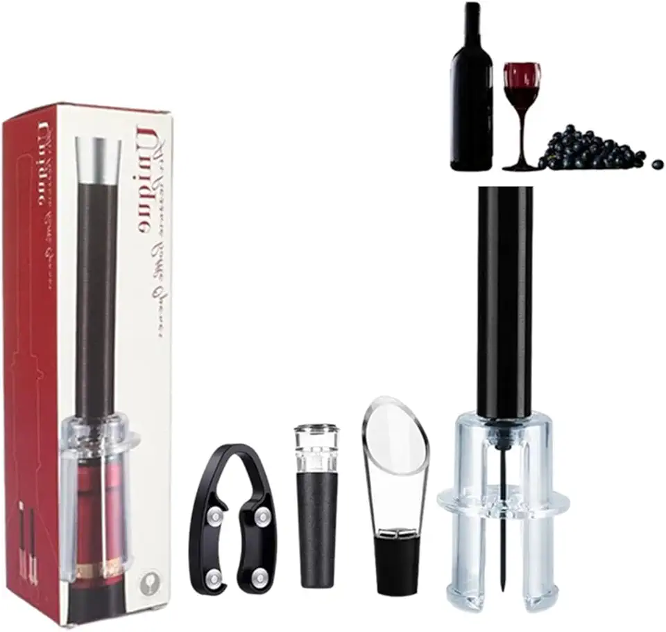 Vinöppnarsats med tillbehör