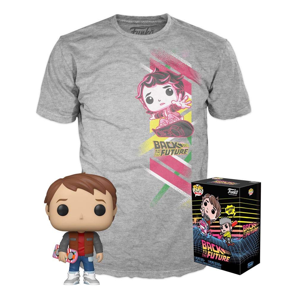 Funko - Pop & Tee Back to the Future Marty Exclusive Action Dolls Set, Multicolor (136820)