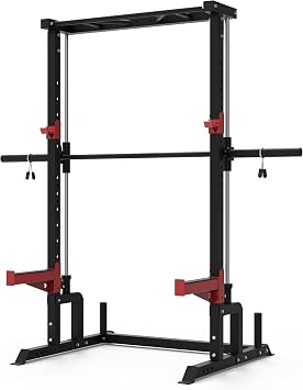 Train Hard Half Cage Squat Rack Power Rack Smith Machine Multi Press