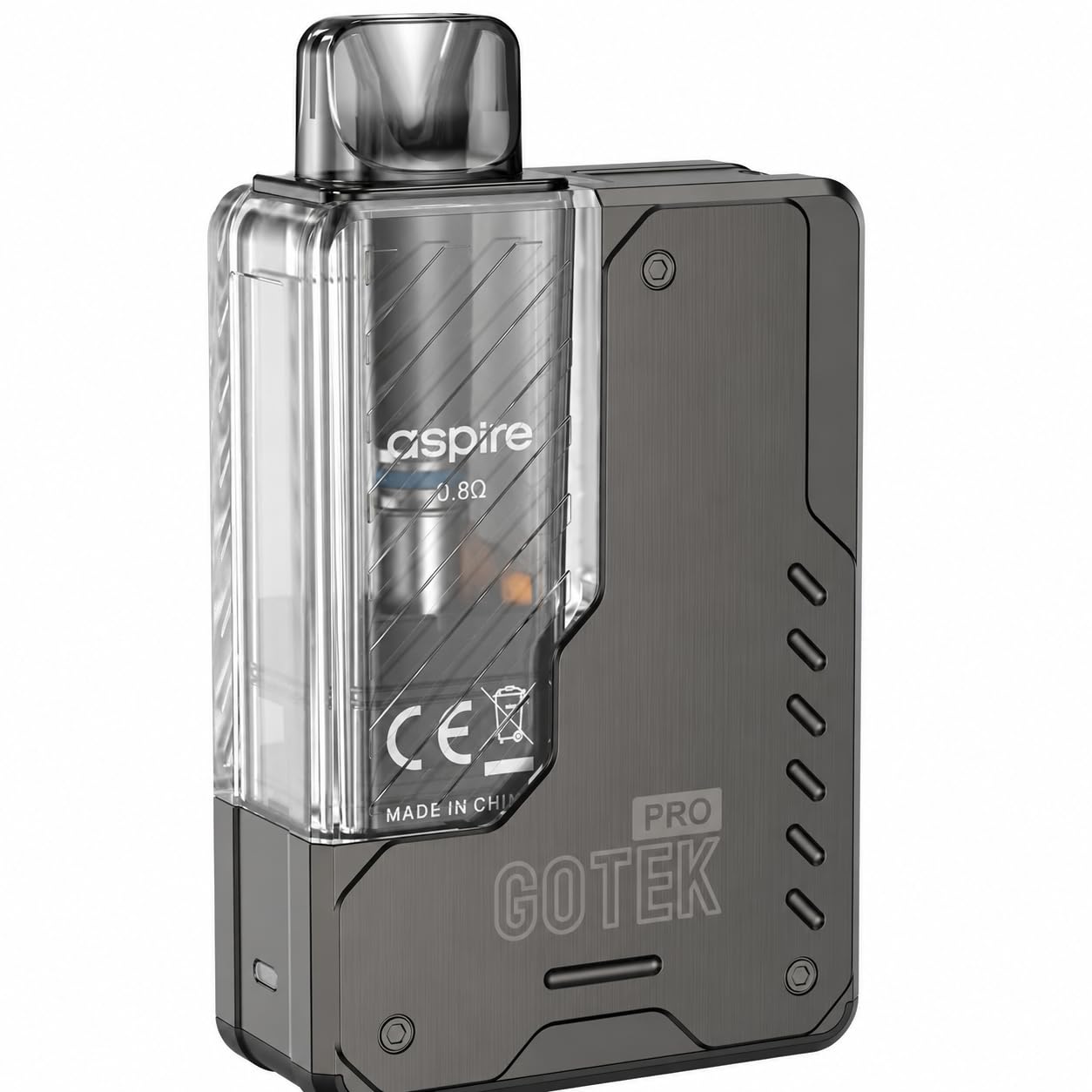 Aspire GOTEK PRO Pod Vape Kit [Gun Metal] Refillable Rechargeable