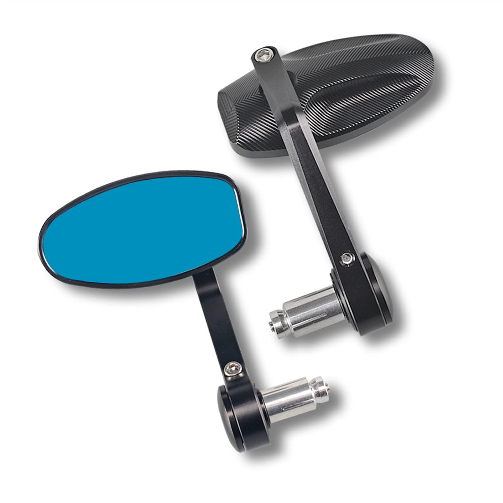 para Accesorios Speed Triple Motocross 1 Par 7/8 22mm Universal CNC Extremo De Barra De Motocicleta Espejos Retrovisores Negros Laterales Espejos