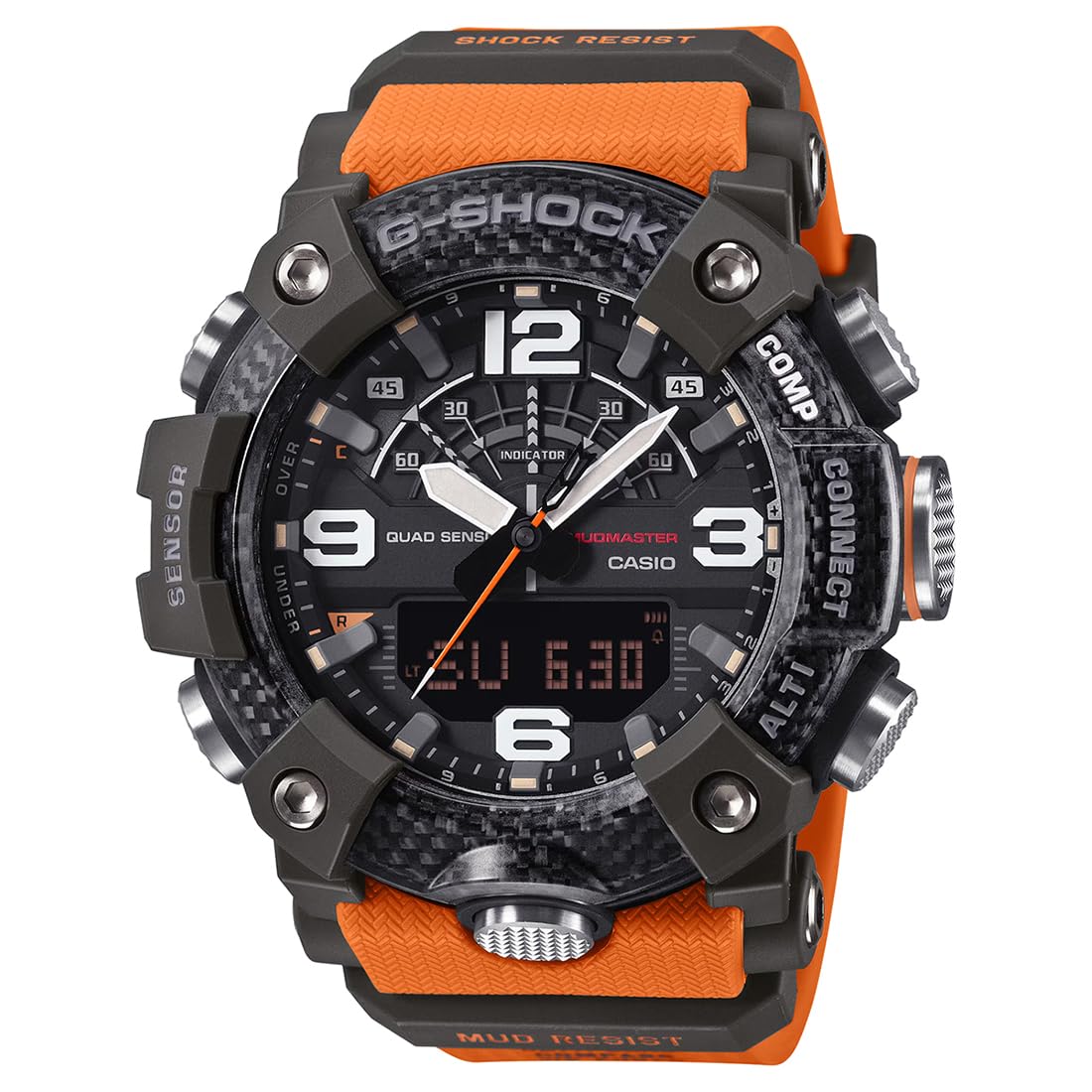 G-Shock GG-B100X-1A9DR Analog-Digital Orange Watch Men (G1791)-image-20