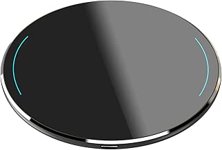 TOZO W1 Wireless Charger Ultra Thin Aviation Aluminum Fast Charging Pad - NO AC Adapter Black - coolthings.us
