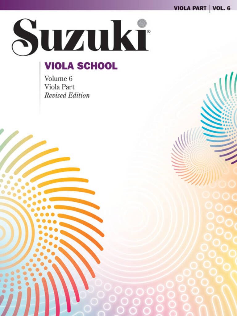 Suzuki Viola School 6 (Revised edition) by Shinichi Suzuki (Book)