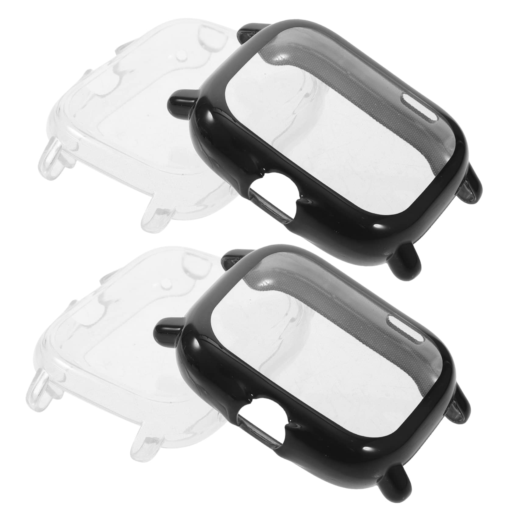 ARTIBETTER 4pcs Watch Case Decorative Cover Delicate Watch Cover Replaceable Protector Watch Screen Case Protection Supply Scratch Proof Watch Cover Watch Part Intelligent Tpu Supplies