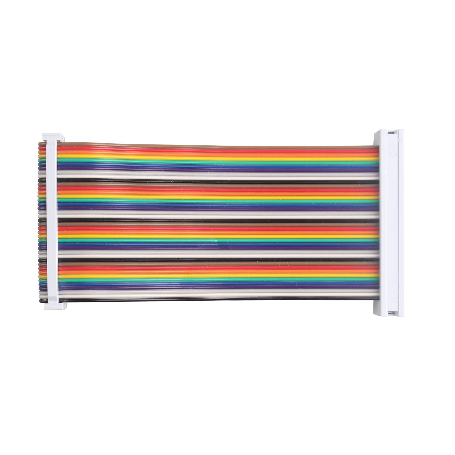 ZDE 40-poliges GPIO-Flachbandkabel – Buchse Zu Buchse, Regenbogen, 20 Cm – Für Raspberry Pi 5, 4B, 3, 2, Model B/B+