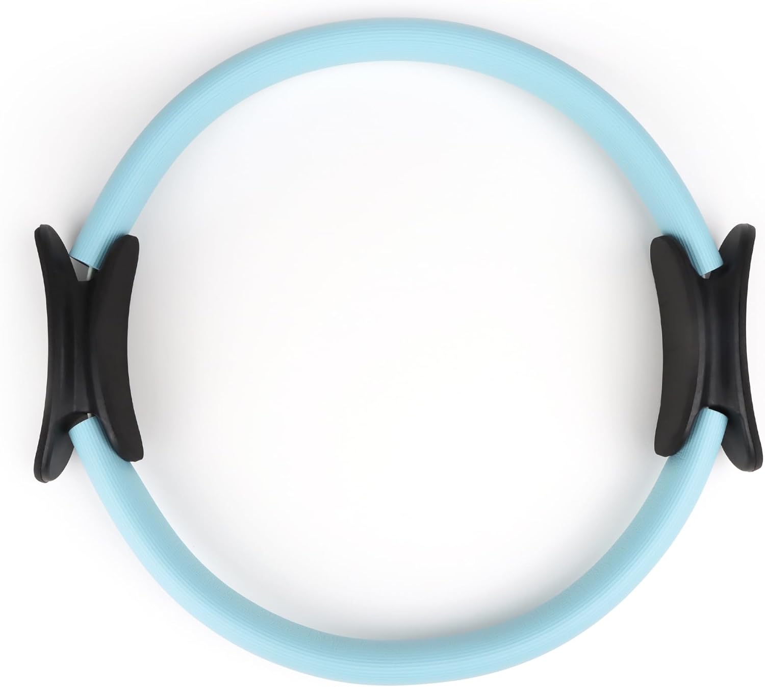 Phoenix Fitness Pilates Ring,Double Handle Exercise Circle Fitness Magic Circle Resistance Ring Dual Grip for Yoga Core Training,15 Inch Blue