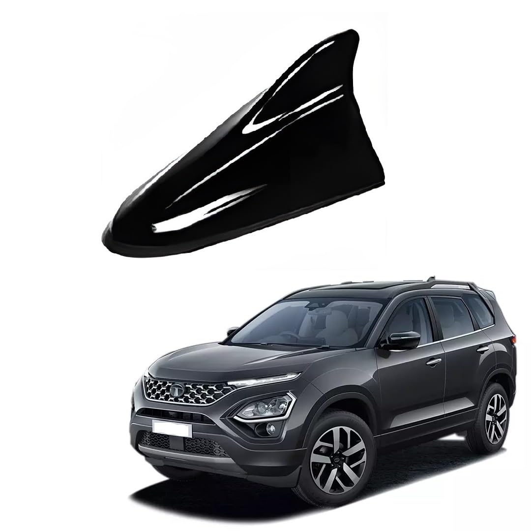 Shark Fin Antenna for Cars, AM/FM Radio Signal Base Cover with Adhesive Tape,(Black) Suitable for Tata Safari 2021-image-41