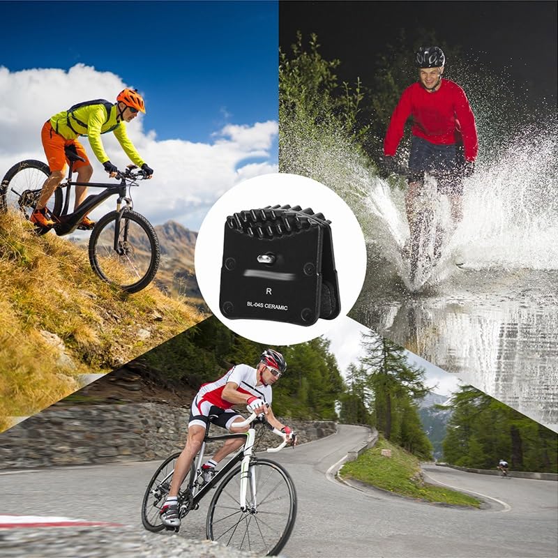 Pastillas de freno de disco de cerámica para bicicleta, pastillas de freno hidráulicas compatibles con H03A D03S, pastillas de freno de disco de bicicleta compatibles con M640, M820, M8120