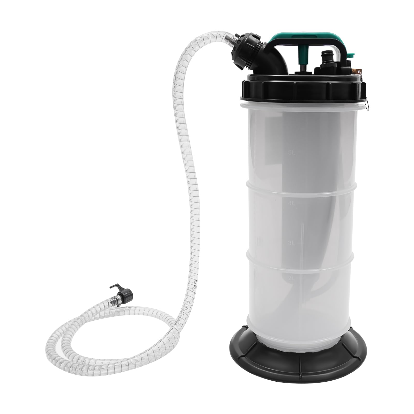 5.3L Extractor de líquido manual, cambio de aceite, bomba de extracción de aceite, bomba de extracción de líquidos, bomba de extracción de líquidos con 4 mangueras para coches, motocicletas,