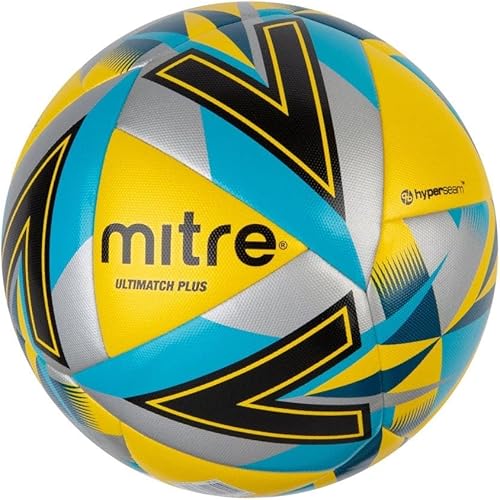 Vista 32 de Mitre ULTIMATCH Soccer Ball - Cushioned Hyperfoam for Responsive Touch - Durable Multi-Panel Construction with Hyperseam Tech Ultimatch Plus