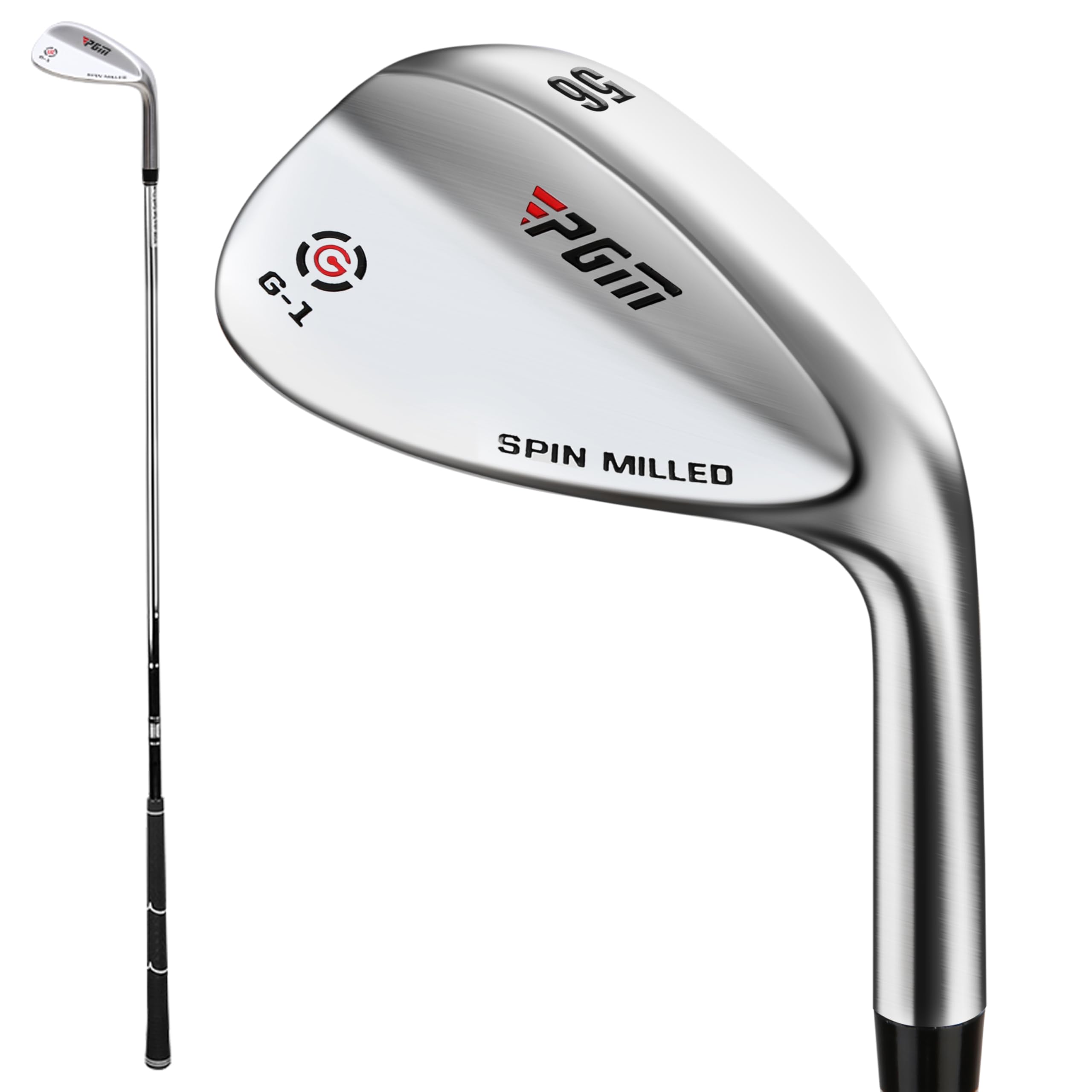 PGM Set di cunei da golf per uomo e donna, 50/52/54/56/58/60/62/64 gradi, cuneo di sabbia, lode a mano destra, superficie fresata per più spin, facile da sfuggire dal bunker