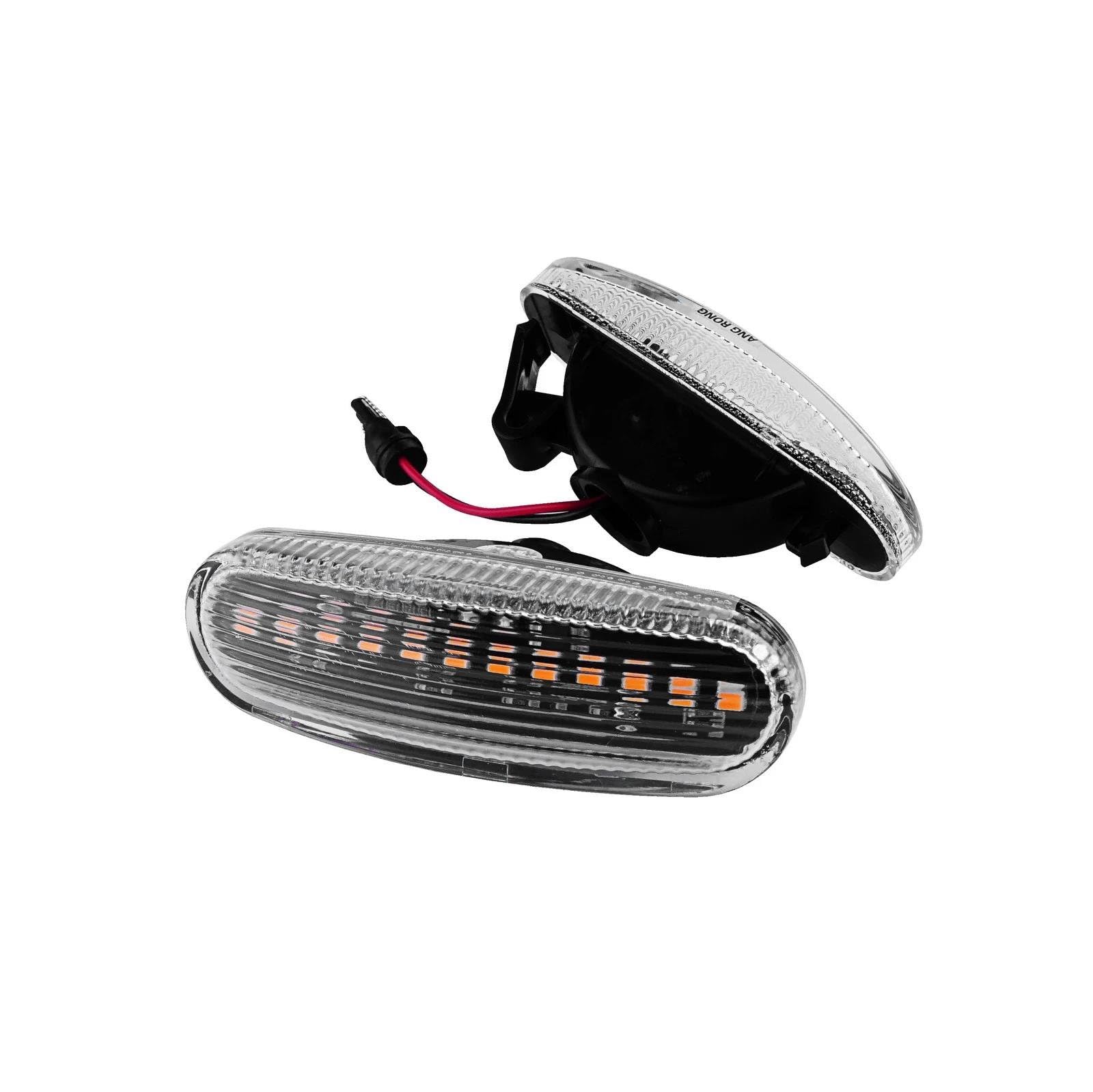 Clignotant Latéral Pour Peugeot LED Répétiteur Latéral Clignotant Feu De Position Clignotant Feux De Position Feux D'angle