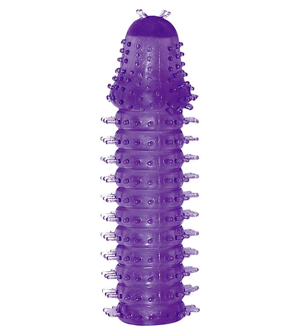 Orion 522228 X-tra Lust, Lila-Silikon-Penishülle mit Reizstacheln. 14,5 cm  lang, Ø 2 cm (dehnbar). : Amazon.de: Drogerie & Körperpflege