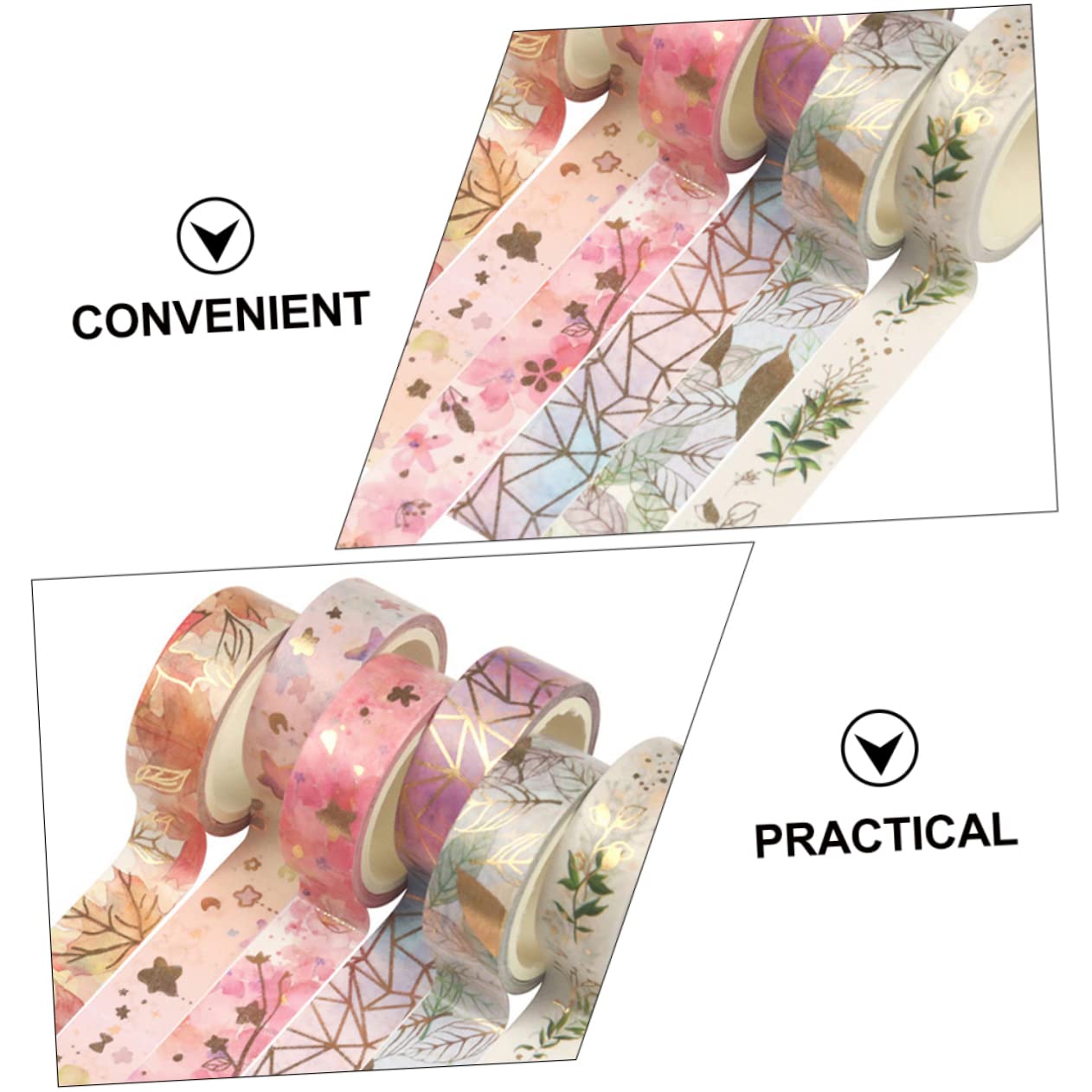 STOBOK Stk Bedrucktes Washi Tape Fotoalbum Dekoratives Washi-tape Altes Washi-tape Streifenband Selber Machen Washi-tape Selber Machen Planerband Autosachen Papier Mehrzweck Aufkleber