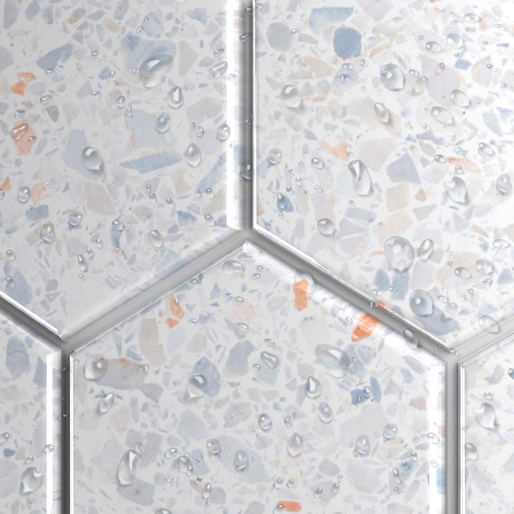 Peel and Stick Backsplash Tiles Hexagon Peel and Stick Tile for Wall