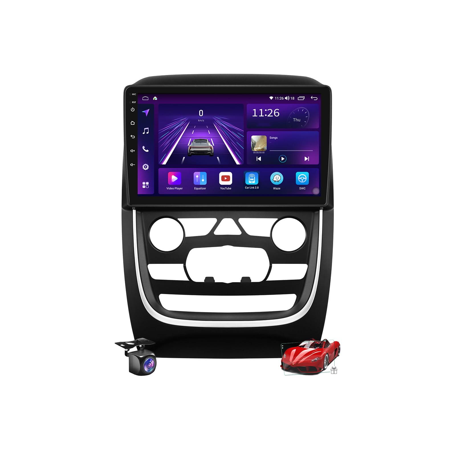 Reproductor multimedia de 9 pulgadas con Android 15.0 para Dodge Durango 8
