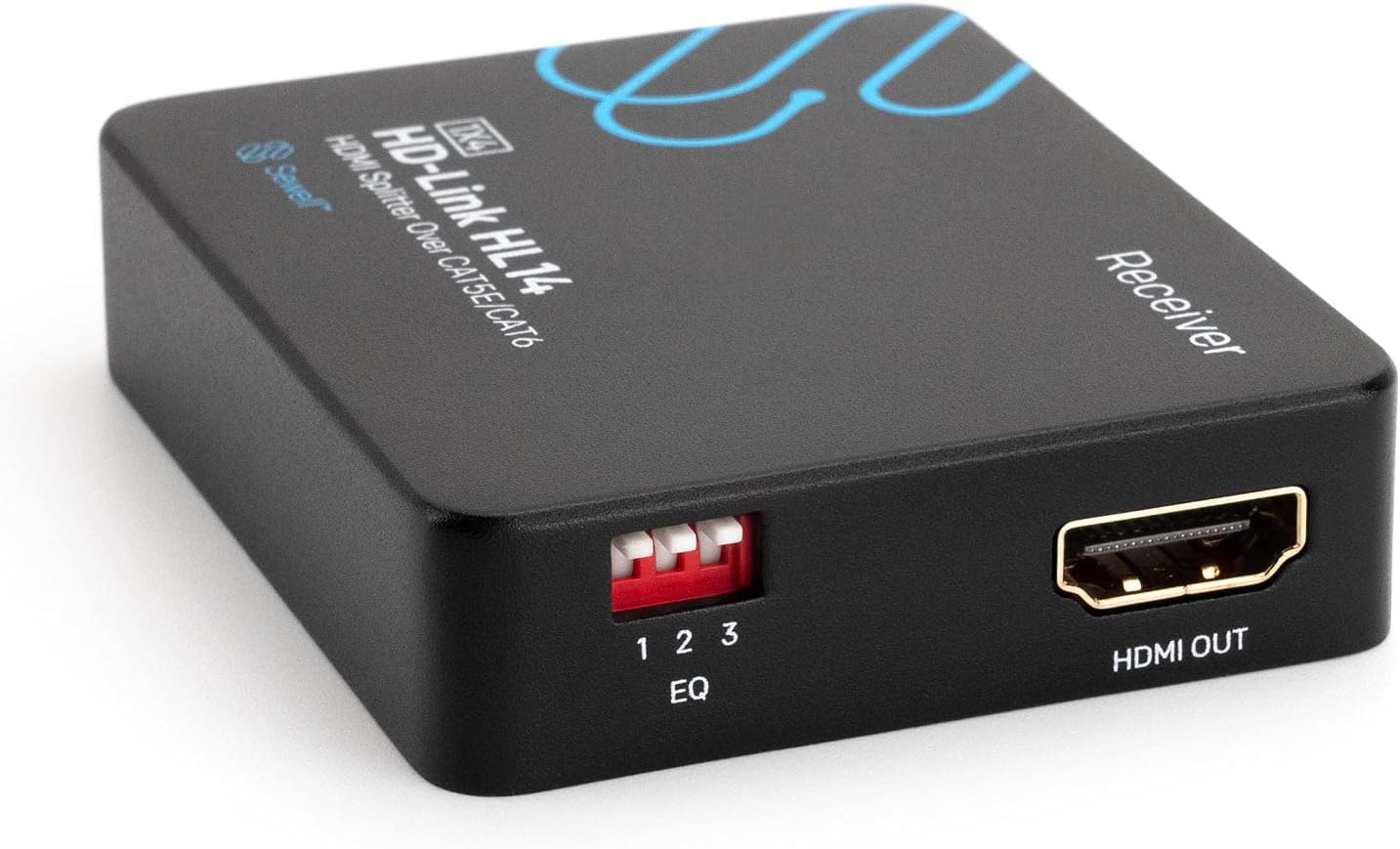 Up To 60% OFF HD-Link HL14 by Sewell, 1x4 HDMI Extender Splitter Over cat5e/6, 160 ft, Black, SW-32949