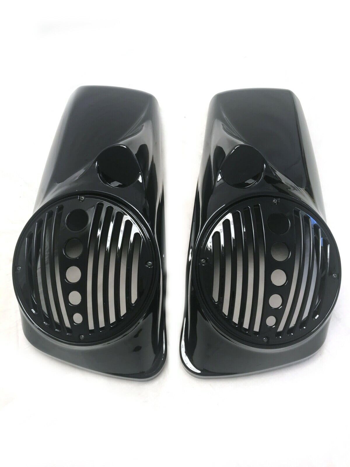 Amazon | Sportbikefairings ビビッドブラック 8インチ サドルバッグ 